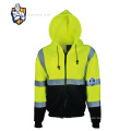 Hi Vis 300 Denier PVC Oxford Polyester Polyester Imploude Safety Coat Reflective Safety Safety